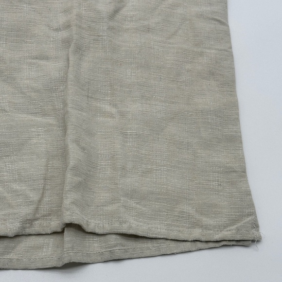 Tasso Elba Silk Linen Men's Shirt Short Sleeve Button Down Size Small Tan - Picture 3 of 9